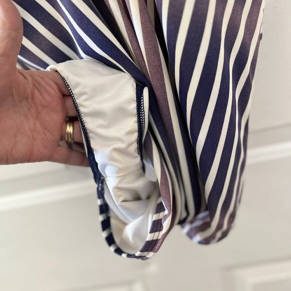 Lands' End Woman's Scoop Neck Tugless Sporty One-Piece Swim Suit Sz 18 - Picture 6 of 10